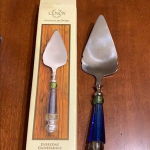 Lenox decorative cake server